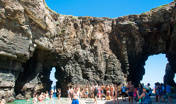 Playa as catedrales